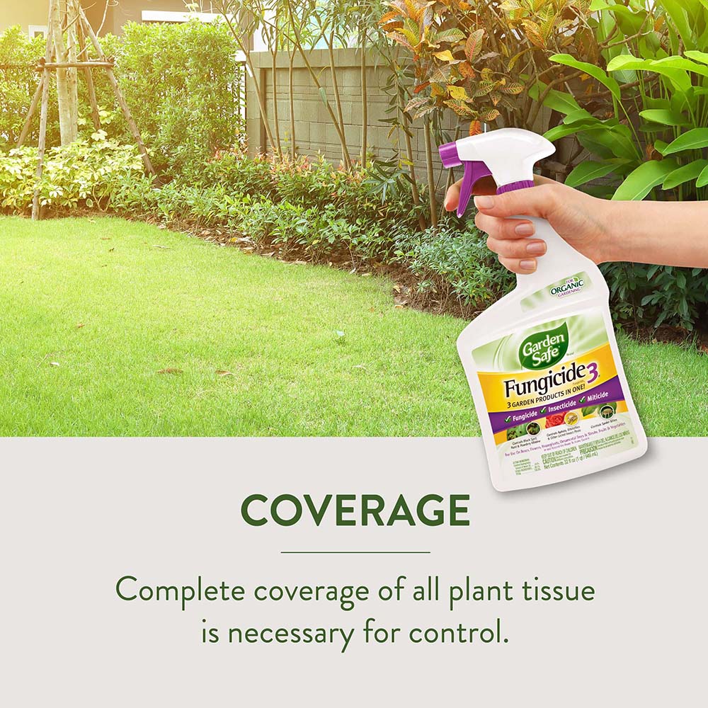 HG-93215 Fungicide3® (Ready-to-Use), 32 fl oz - Coverage